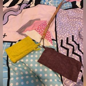 Mind like Water Baggu Lanyard Keychain Yam/Trail 2 Pouch Set VGUC